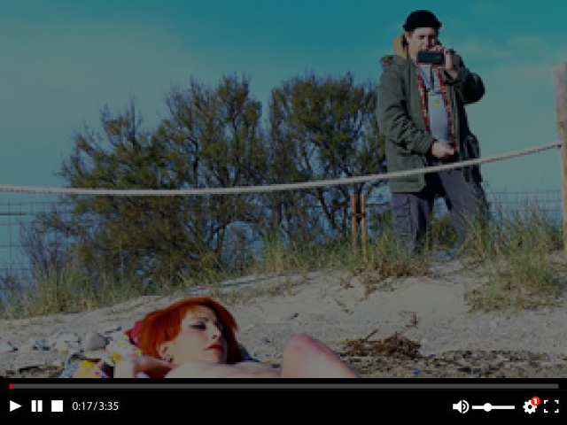 Redhead sodomized by a voyeur on the beach 1