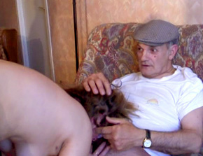 Big gangbang with grandpa! 10