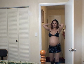 Beurette pregnant does everything to excite us! 2