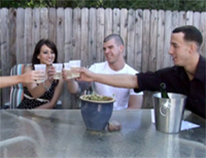 Aperitif ends in orgy 2